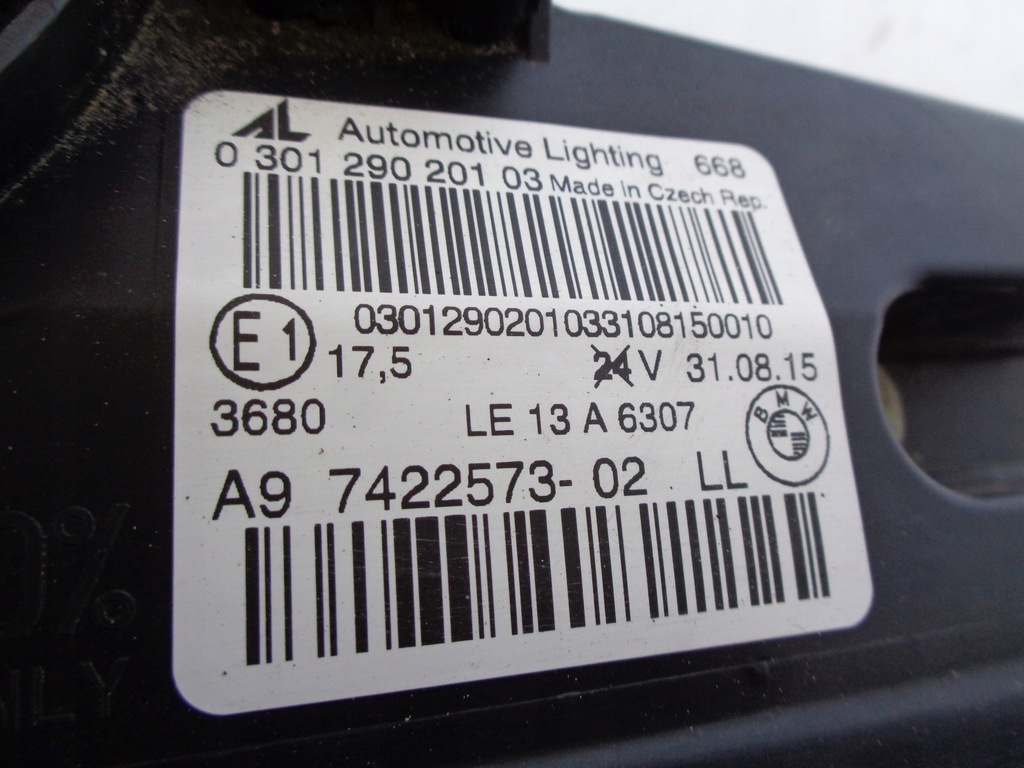 фото №8, Bmw оригінальний номер 7422573 лампа