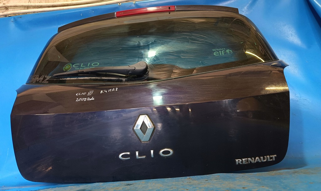 фото №4, Крышка багажника задняя задняя багажника renault clio iii k4ma8 09r.