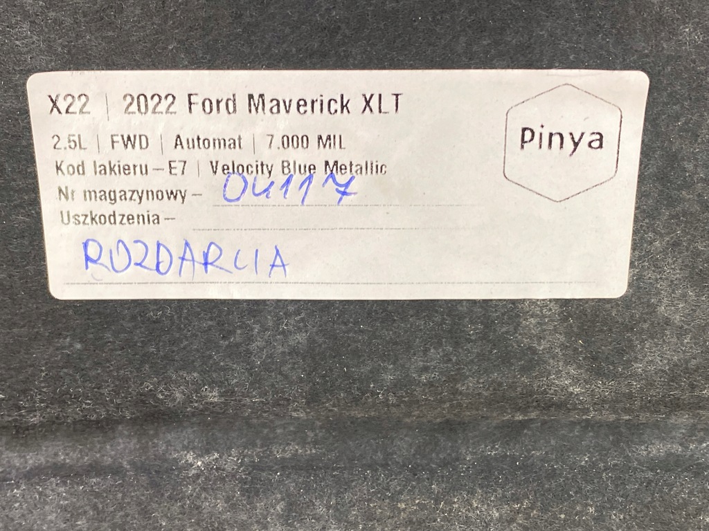 фото №8, Захист нижня підвіска ford maverick 2022+ usa