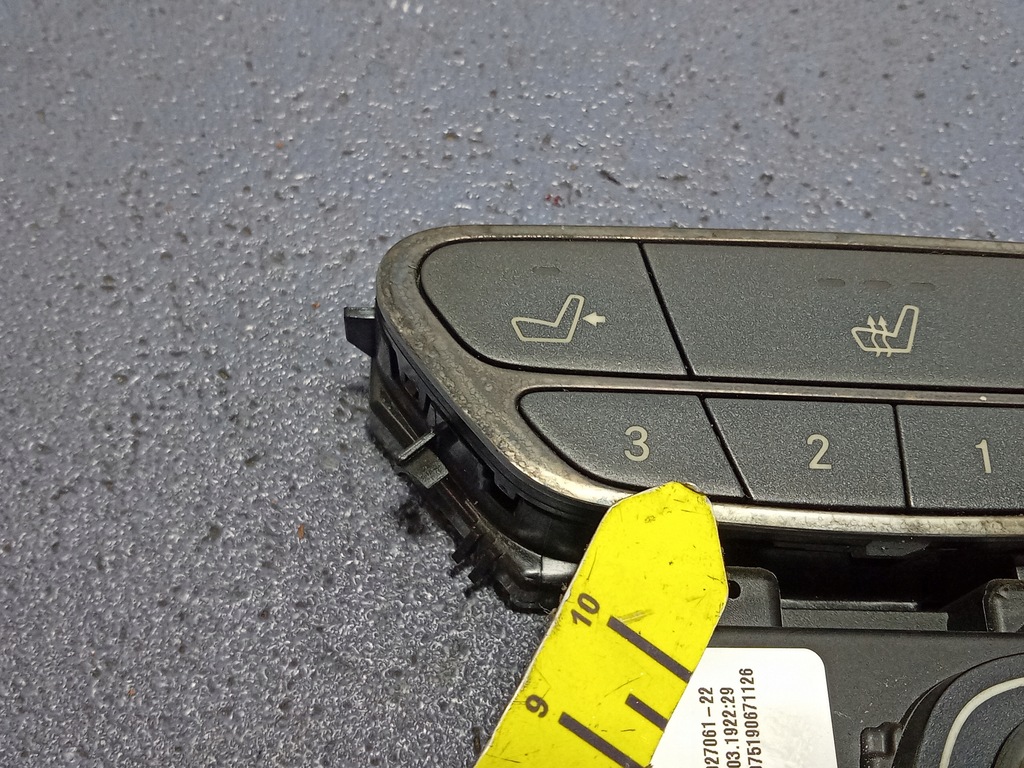 фото №10, S w222 переключатель сидений правый задняя a2229053801