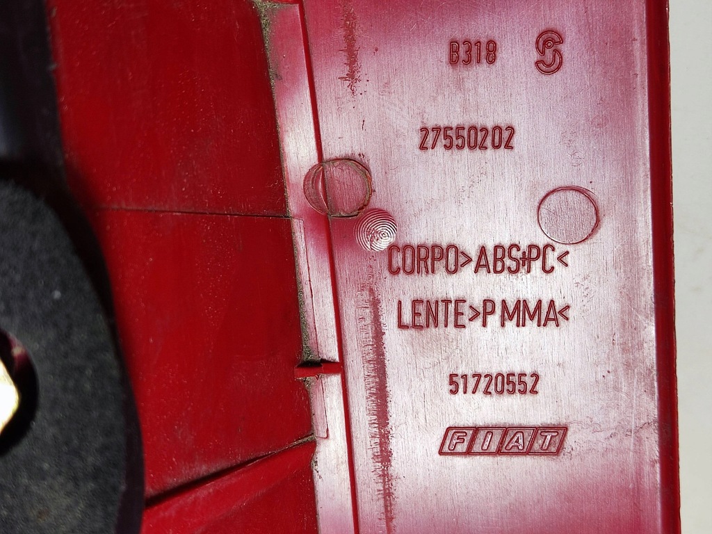 фото №8, Fiat multipla 2007 лампа задняя