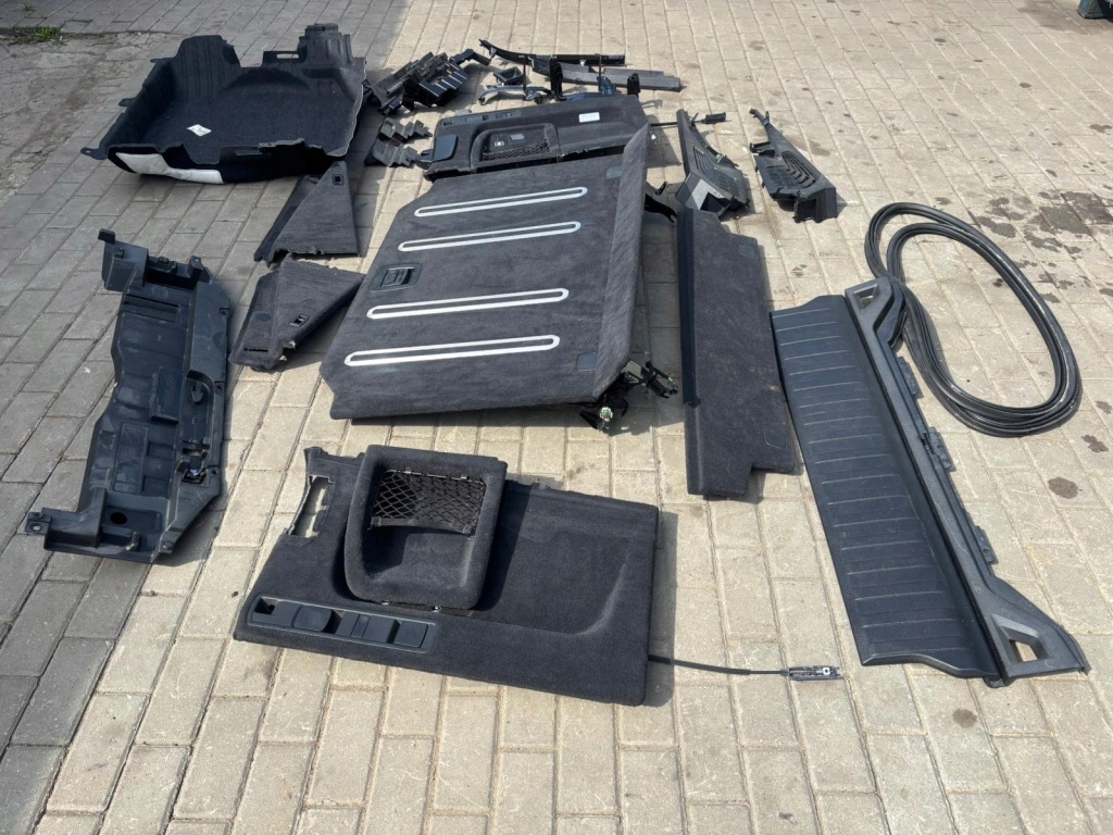 фото №9, Bmw x5 g05 обивка багажника задняя комплектная пол обшивка обшивки