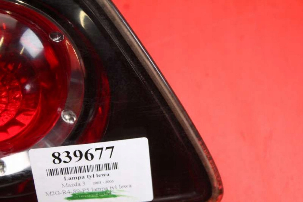 фото №9, Лампа ліва задня задня p2913l mazda 3 1 i bk 5d hb 03-06