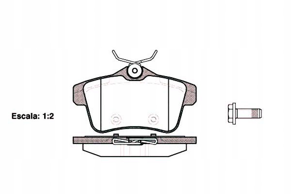 фото №1, Roadhouse 21418.00 набор тормозных колодок тормозных, тормоза дисковые