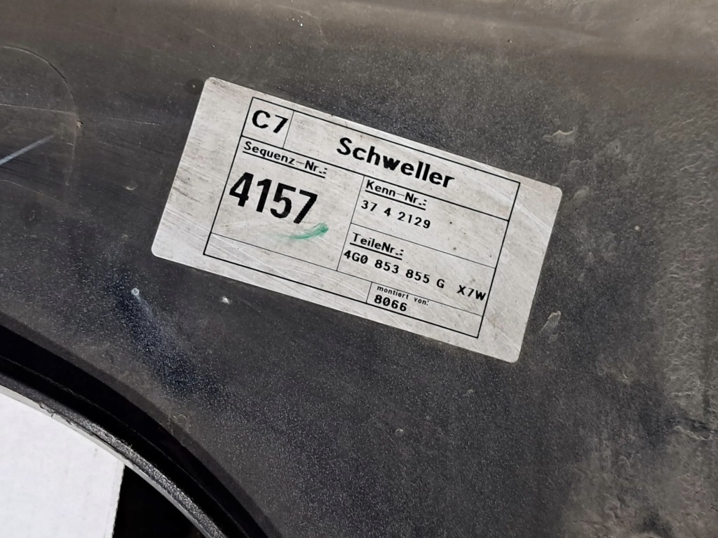 Audi a6 c7 2013 накладки пороговые, накладки Недорого