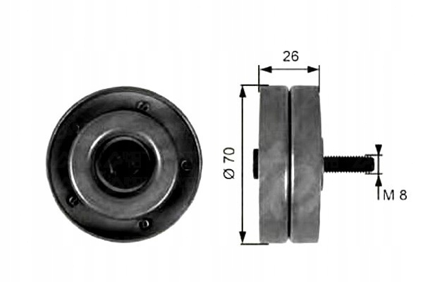 фото №1, Gates ролик напрямна ремінь mini r50 r53 r52