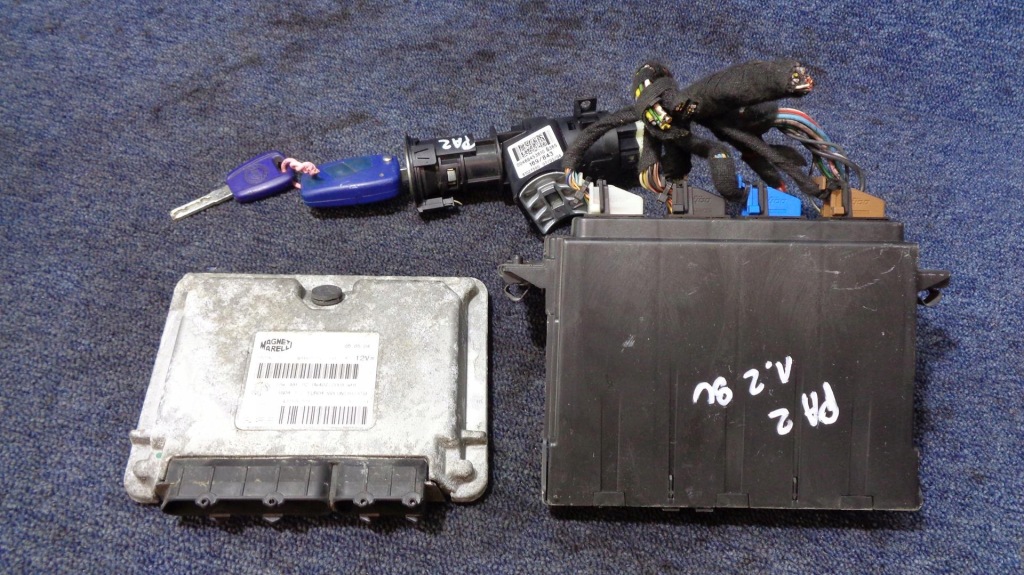 фото №1, Бортовий комп'ютер замок запалювання bsi fiat panda 2 ii 1.2 8v 2003-2012r.