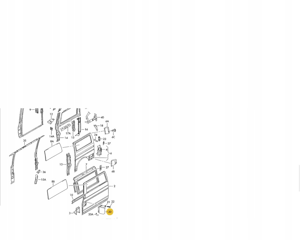 фото №3, Оригінальна кришка заливної пального vw t4 701809905 aso