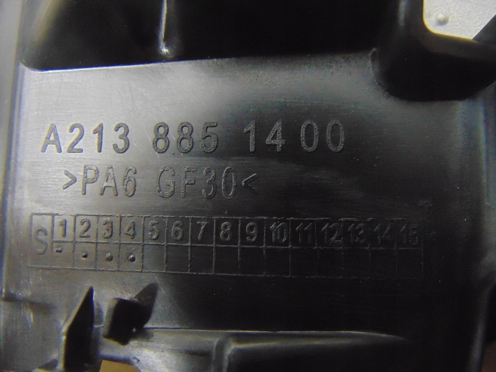 фото №11, Направляющая кронштейн противотуманной фары левая mercedes w213 новый