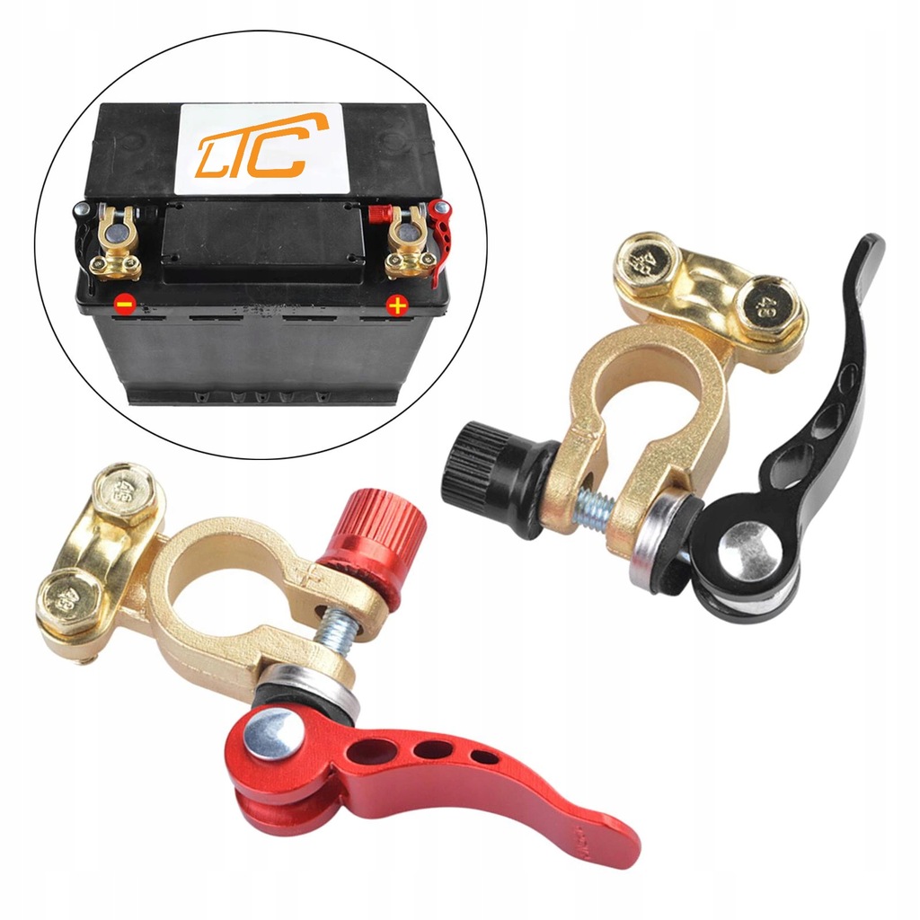 фото №8, Клеммы do аккумулятор суппорты универсальные 2szt подходят do aku 6v i 12v