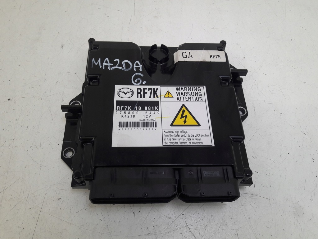 фото №1, Бортовой компьютер двигателя 2758006449 mazda 6 gg