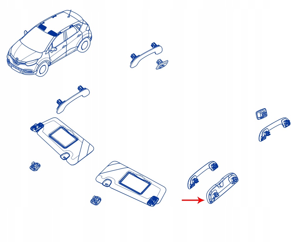 фото №5, Чохол бардачок na накладки на фари з губка na кронштейн rączkę 739480015r