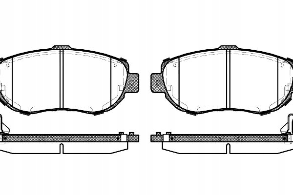 фото №1, Remsa тормозные колодки тормозные lexus gs 300 jzs147_ jzs