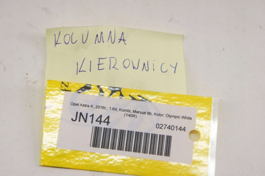 фото №7, Jn144 opel astra k v 1.6cdti колонка рулевая