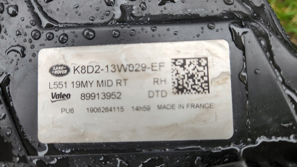 фото №3, Бампер перед передний evoque 2 ii фара правый