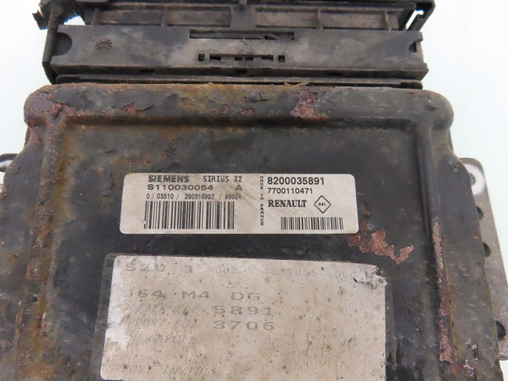 фото №8, Замок запалювання блок керування renault scenic i fl 1.6 s110030054a 8200035891