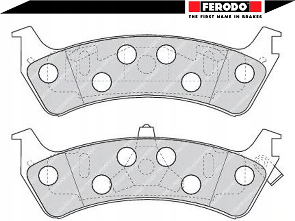 фото №2, Ferodo fdb1130 набор тормозных колодок тормозных, тормоза дисковые