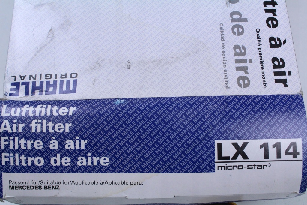 Фильтр воздуха lx114 mahle mercedes w124 Доставка