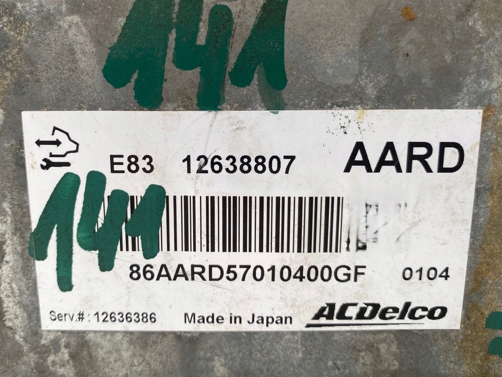 фото №8, Opel astra j 1.6 модуль блок керування бортовий комп'ютер ecu 12638807 aard