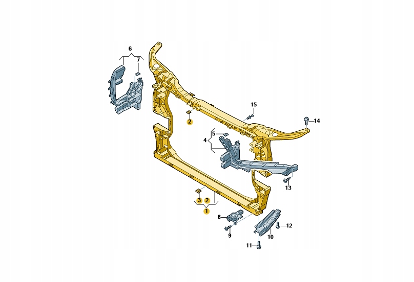 фото №1, 80a805594b усилитель pas передний audi q5 aso