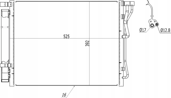 фото №2, Радіатор do клімат. sonata 14- hart