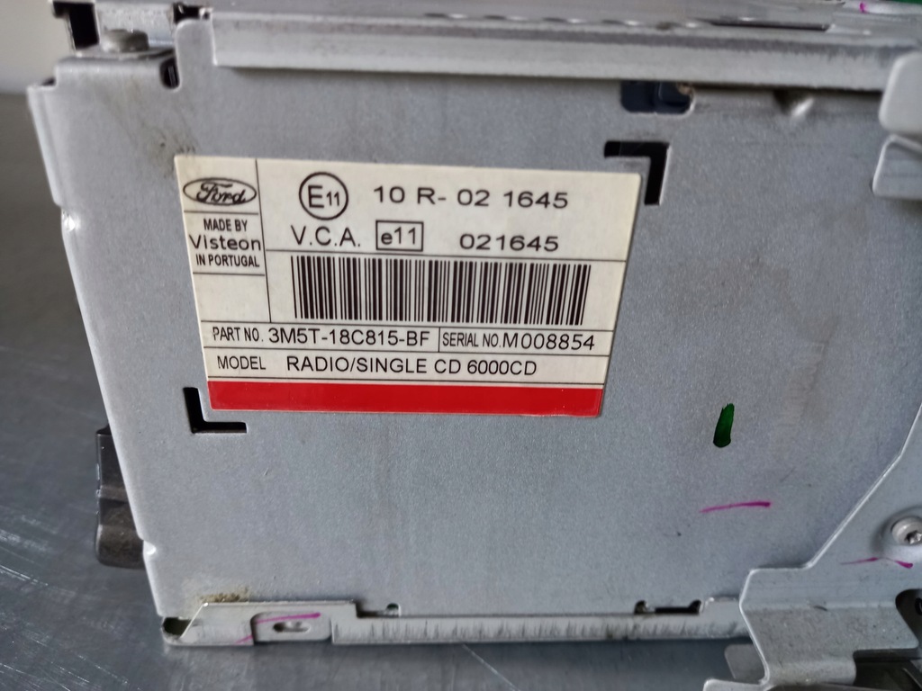 фото №3, Ford c-max радіо 3m5t-18c815-bf