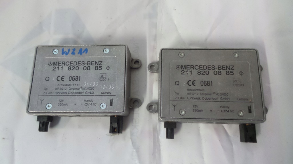фото №5, Модуль усилитель антенный mercedes w211 2118200885