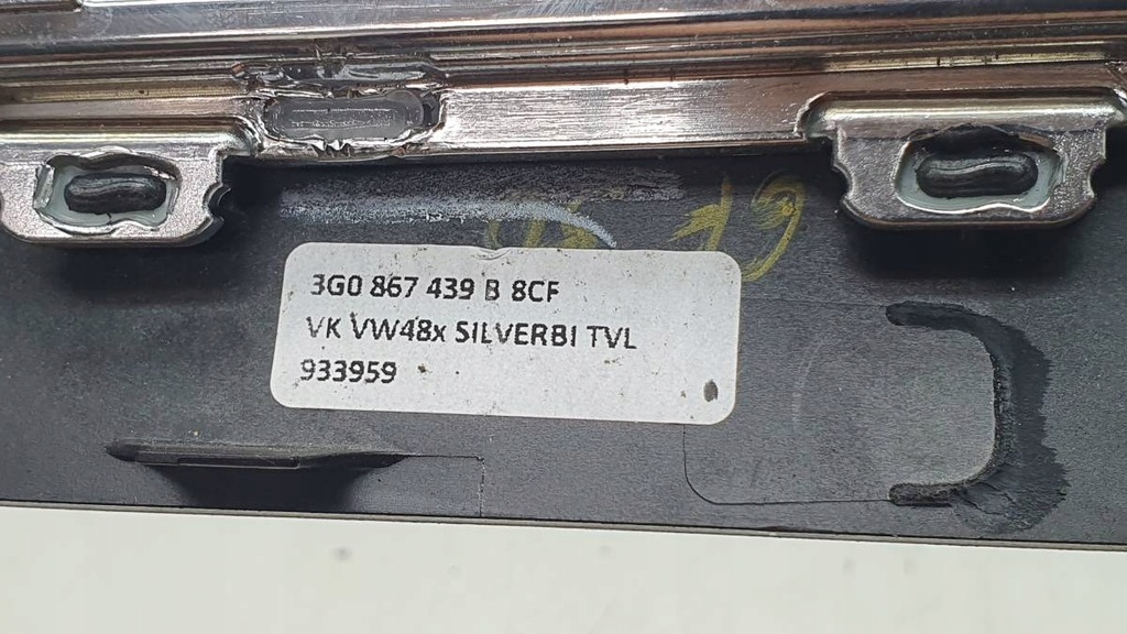 фото №9, Молдинг dekor обшивка двері перед ліва drewno хром vw arteon 3g0867439b