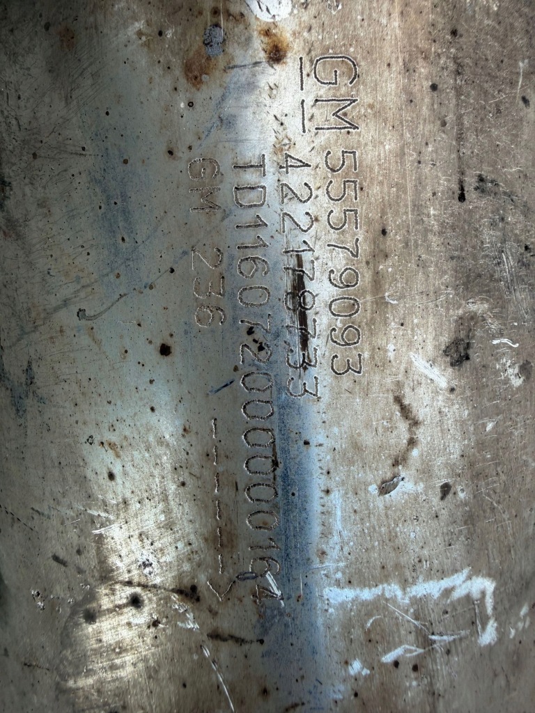 Katalizator/dpf opel zafira c 55579093 Зі Шроту