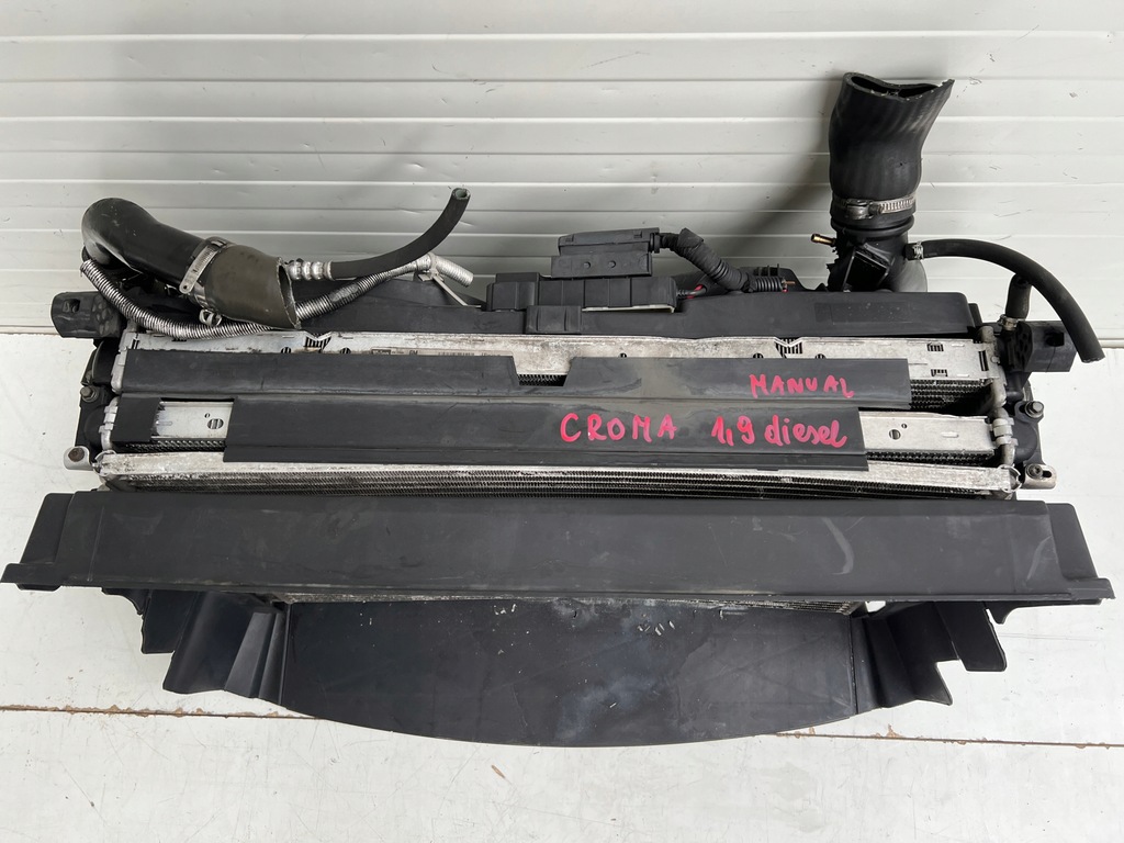 фото №9, Pas передний усилитель радиатор fiat croma ii lift 1.9 дизель механическая коробка передач