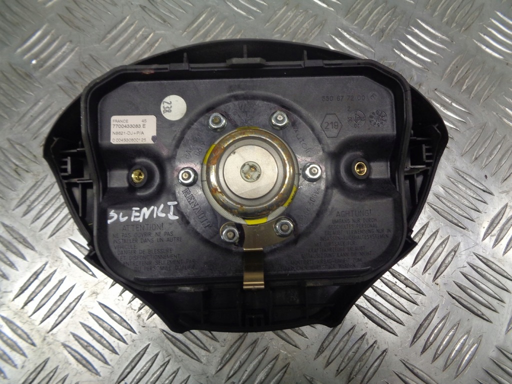 фото №3, Подушка подушка безпеки керма renault scenic i