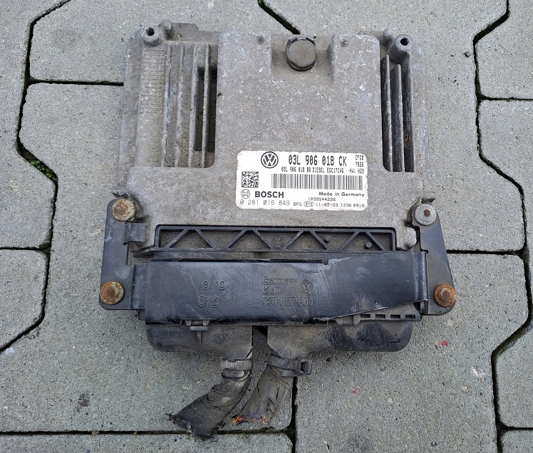 фото №1, Skoda superb ii бортовий комп'ютер блок керування двигуна 2.0 tdi