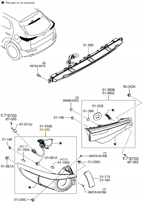 Фара задняя левая наружная mazda cx-30 dm 2019- led оригинал Цена