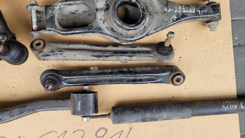 фото №4, Mitsubishi pajero iv 07- важелі задня амортизатори