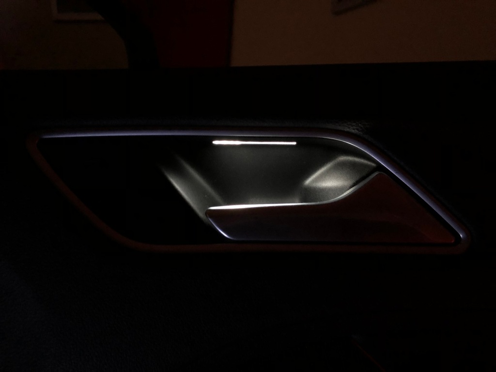 фото №5, Набор освещение ручки внутренних audi a3 8v подсветка led