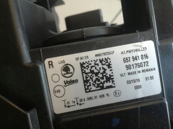 фото №7, Skoda scala led 657941016 лампа передняя перед