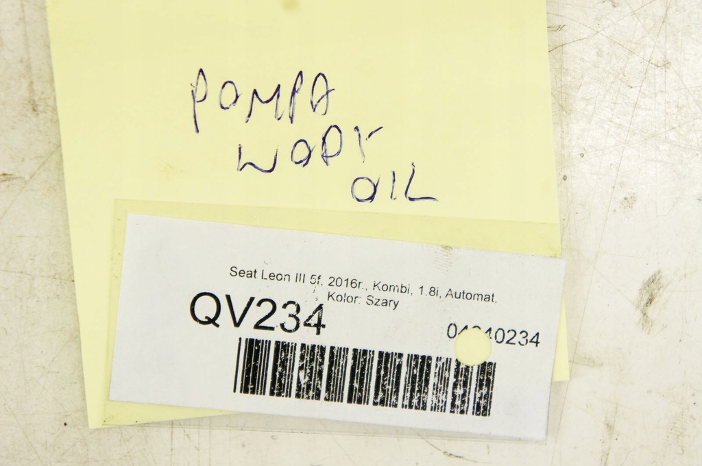 фото №6, Qv234 seat leon iii 5f 1.8i насос wody 06l121012l