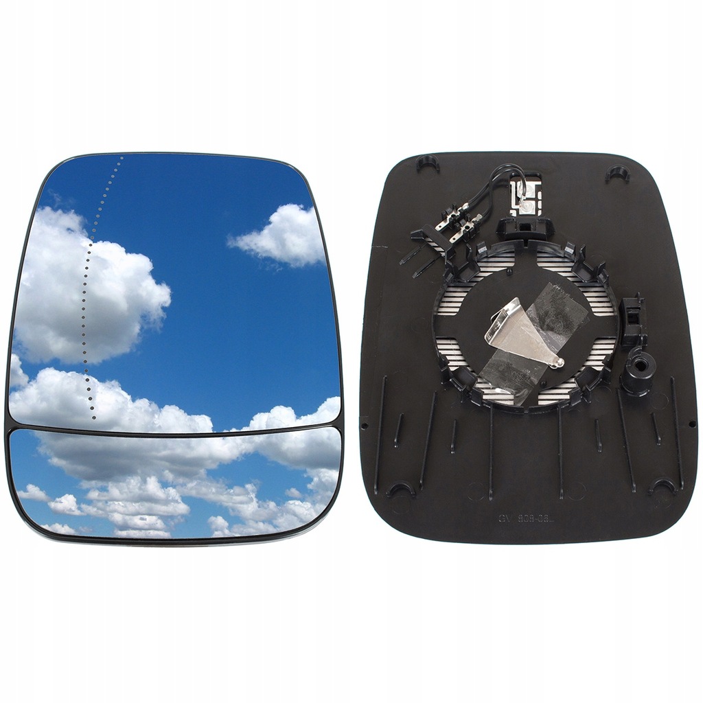 фото №1, Opel vivaro ii 2014- вкладиш скло дзеркало лівий з підігрівом