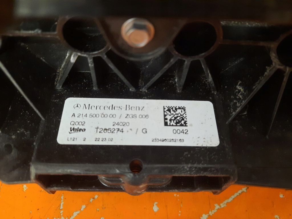 фото №9, Mercedes w214 e-klasa 23- воздуховод воздуха жалюзи a2145000000