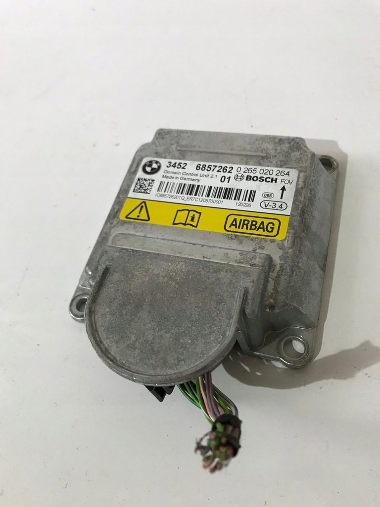 фото №1, Bmw f10 2.0d модуль подушек подушка безопасности датчик 6857262