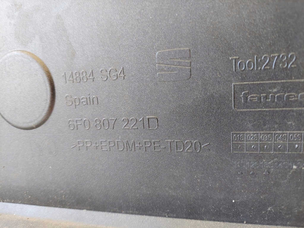 фото №6, Seat ibiza v 6f0 бампер перед 6f0807221 d