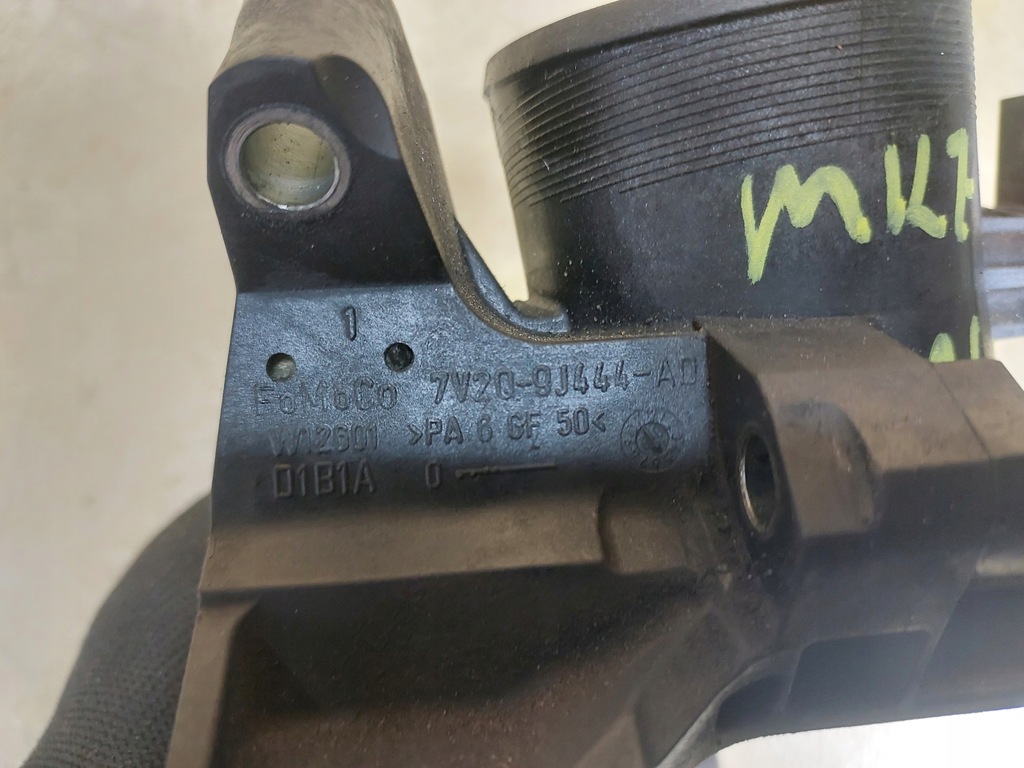 фото №4, Fiesta mk7 1.6 tdci труба воздухозаборник расходомер