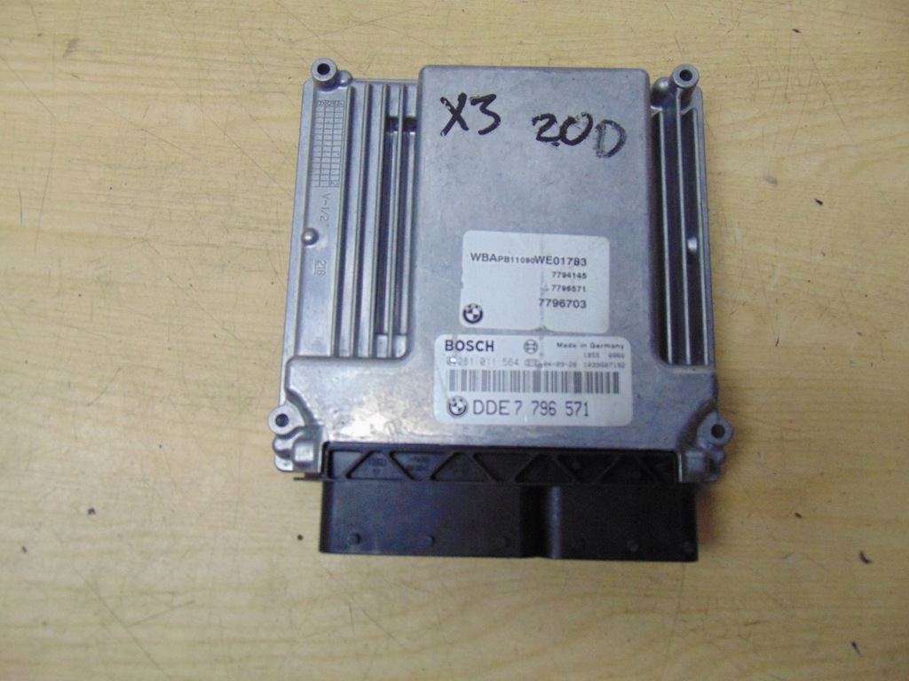 фото №1, Бортовий комп'ютер блок керування bmw x3 2.0d 7796571