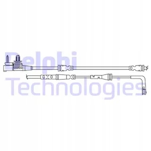 фото №1, Delphi lz0313 контакт попереджувальний, знос накладок гальмівних