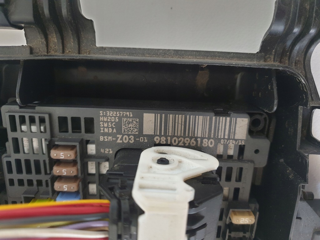 фото №11, Citroen c4 grand picasso ii модуль bsm коробка bezbpieczników 9810296180