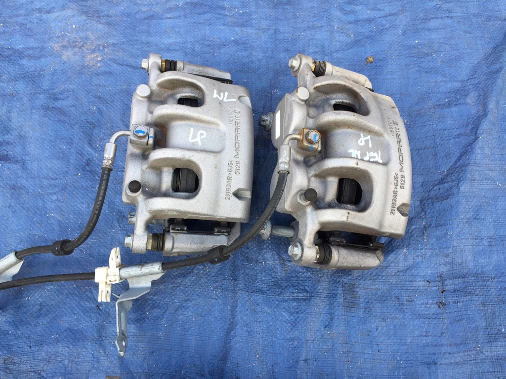 фото №1, Jeep grand cherokee wl 21 суппорт тормозной перед