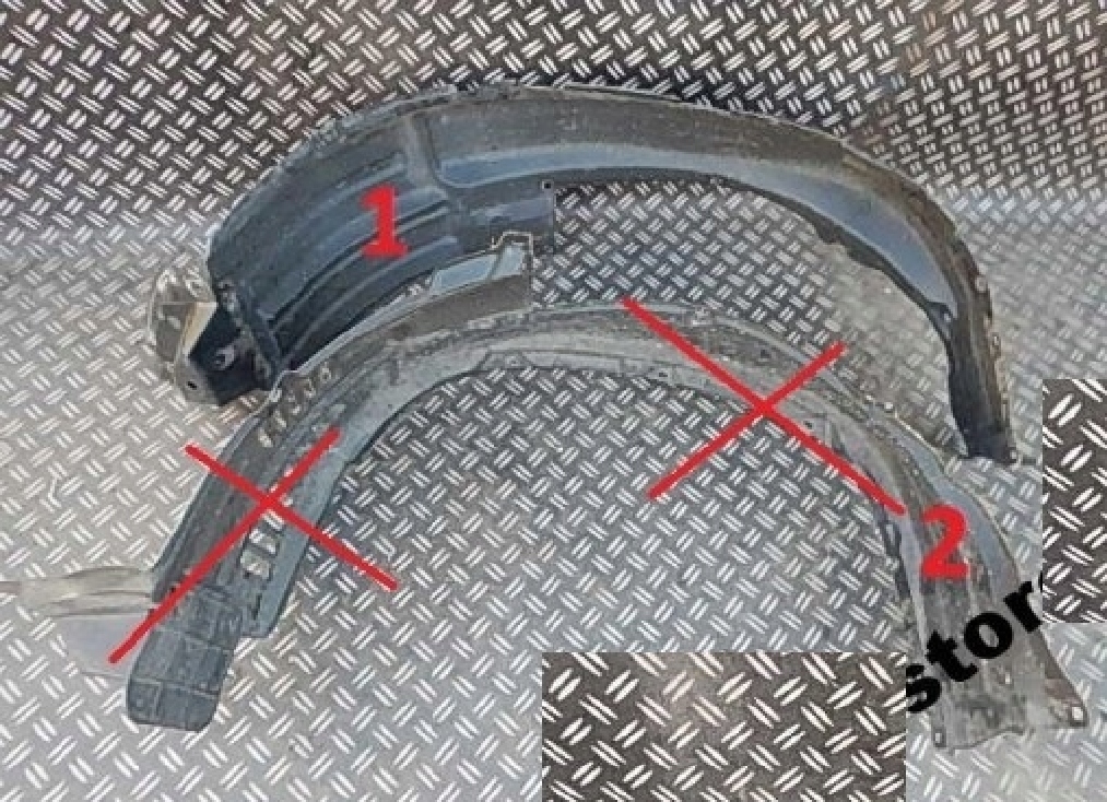 фото №1, Toyota land cruiser 150 vi 10- левая подкрылок передние перед оригинал