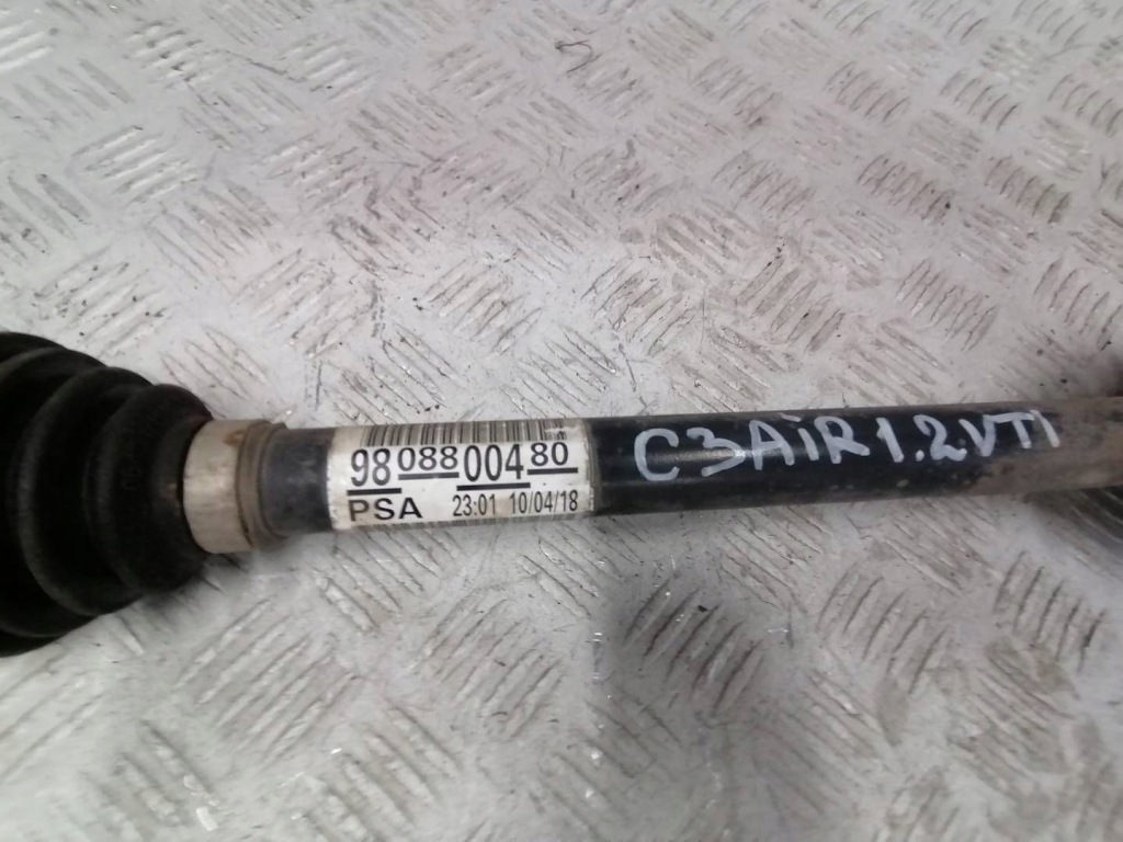 фото №4, Приводной вал перед передняя левая citroen c3 aircross 1.2 vti 9808800480
