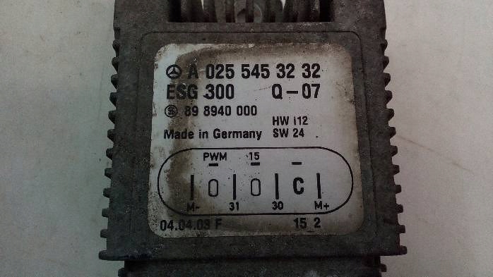 фото №7, Блок управления вентиляторов w168 a1701,7cdi a0255453232