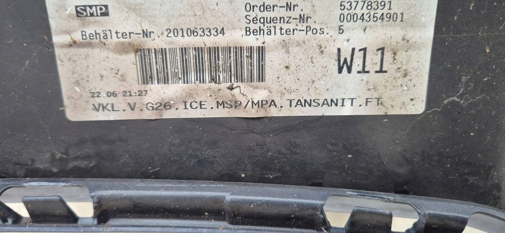 фото №12, Bmw 4 g26 21-24 gran coupe m-pakiet бампер перед org